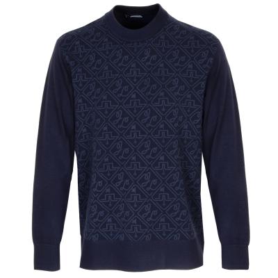 J Lindeberg Finn Jacquard Knitted Sweater