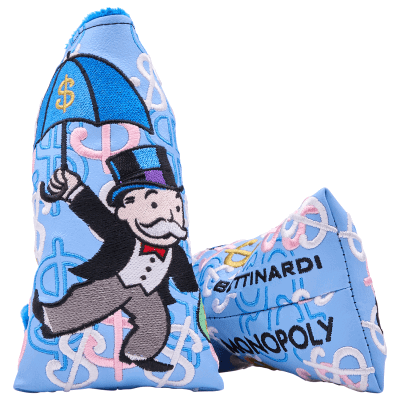 Bettinardi x Monopoly Raining Money Mr. Monopoly Blade Putter Headcover