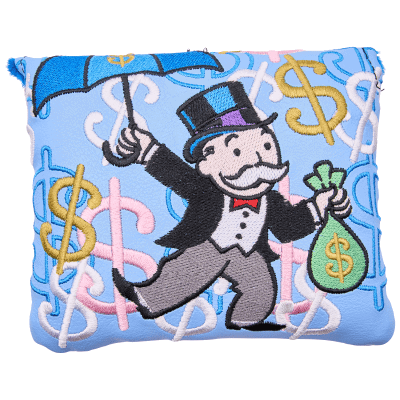 Bettinardi x Monopoly Raining Money Mr. Monopoly Mallet Putter Headcover