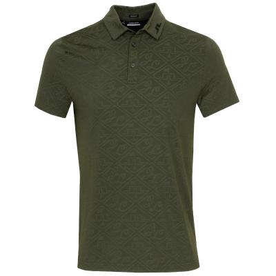 J Lindeberg Bison Jacquard Polo Shirt