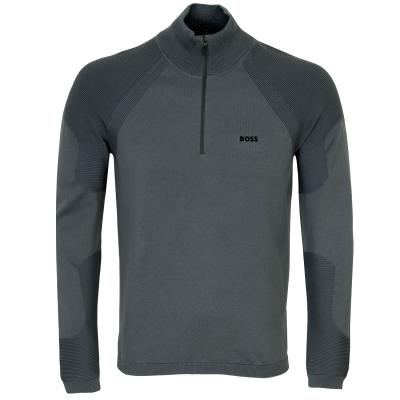 BOSS Perform-X Zip Neck Sweater