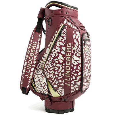 J Lindeberg Print Golf Tour Staff Bag