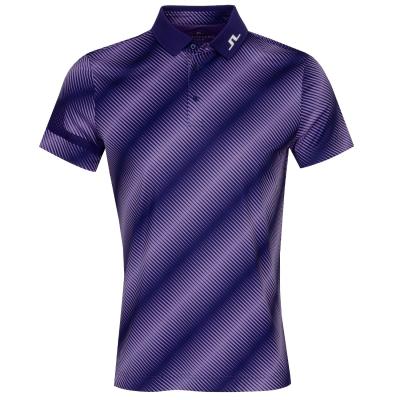 J Lindeberg Heath Print Golf Polo Shirt