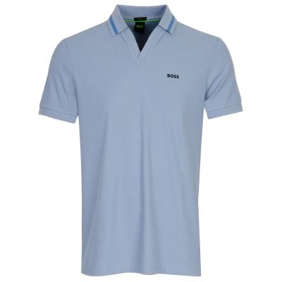 BOSS Palle Tape Rib Polo Shirt