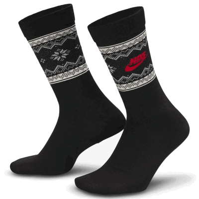 Nike Essential Crew Socks Fair Isle