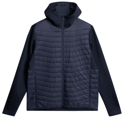 J Lindeberg Holden Quilt Hybrid Hooded Jacket