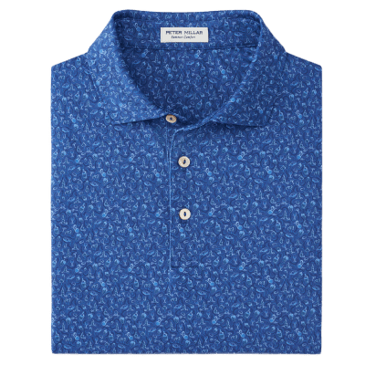 Peter Millar Wine Country Performance Jersey Golf Polo Shirt