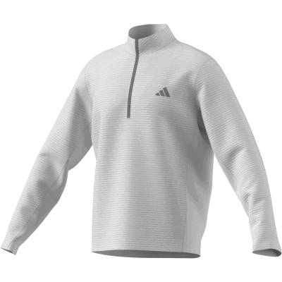 adidas Ultimate365 DWR Textured Zip Neck Sweater