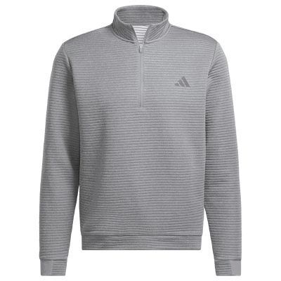 adidas Ultimate365 DWR Textured Zip Neck Sweater