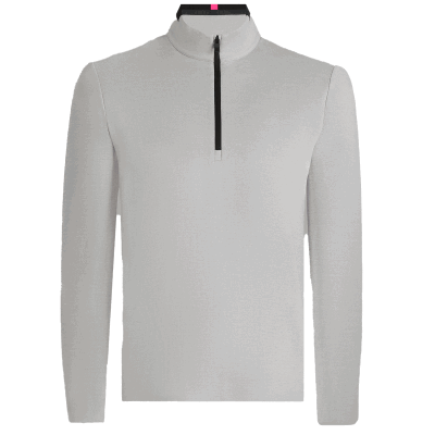 G/FORE Brushed Back Tech Zip Neck Sweater