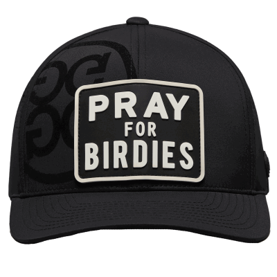 G/FORE Pray For Birdies Patch Perforated Delta Snapback Cap