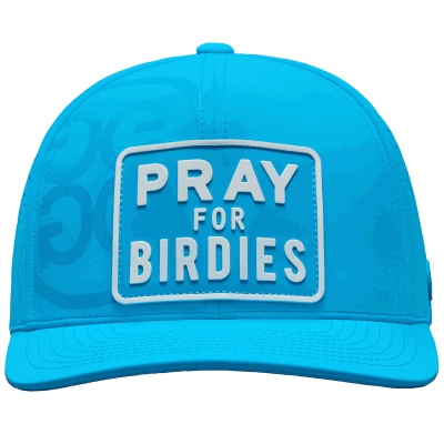 G/FORE Pray For Birdies Patch Perforated Nylon Snapback Cap