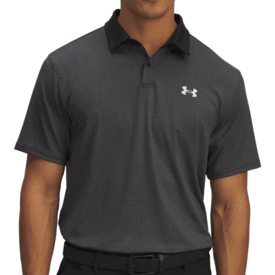 Under Armour Tee To Green Printed Polo Shirt