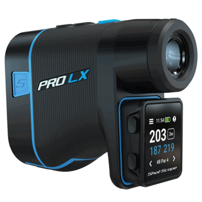 Shot Scope PRO LX+ Laser Rangefinder and H4 Handheld GPS