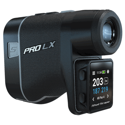 Shot Scope PRO LX+ Laser Rangefinder and H4 Handheld GPS