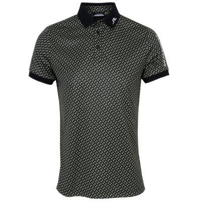 J Lindeberg Tour Tech Print Golf Polo Shirt