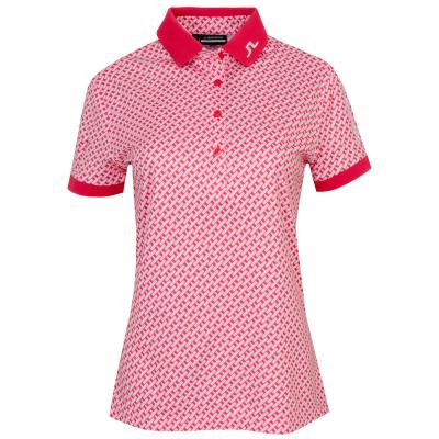 J Lindeberg Ladies Tour Tech Print Polo