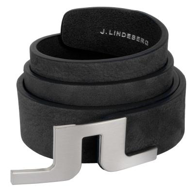 J Lindeberg Bridger Nubuck Leather Belt