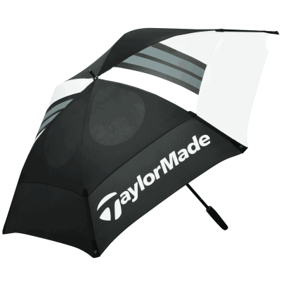 TaylorMade 68 Inch Double Canopy Golf Umbrella