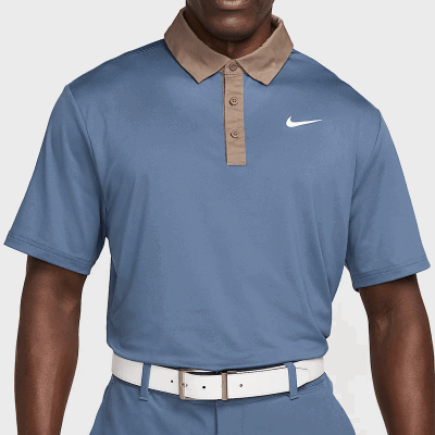 Nike Dri-FIT Tour Contrast Golf Polo Shirt