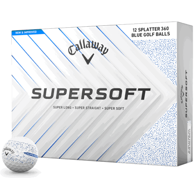 Callaway Supersoft Splatter Golf Balls