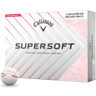 Callaway Supersoft Splatter Golf Balls