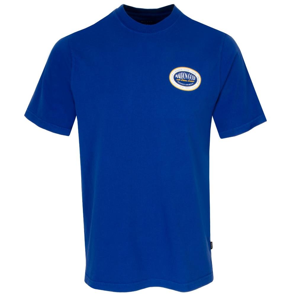 Tシャツ・カットソー Malbon Golf Basic Performance Cara T-shirt BLUE MAN M5221PTS Malbon Matisse T-Shirt