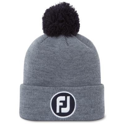 FootJoy Solid PomPom Winter Beanie Hat