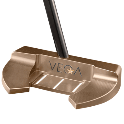 VEGA Merak MM Heel Gold Golf Putter