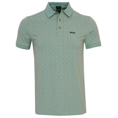 BOSS Paddy Striped C Golf Polo Shirt
