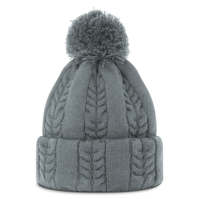 FootJoy Ladies Cable Knit Winter Bobble Hat