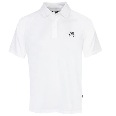 Malbon Evergreen Raglan Sleeve Mesh Polo