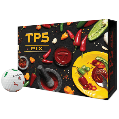 TaylorMade TP5 Pix Peppers Golf Balls
