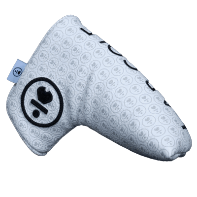 L.A.B. Golf White Icon Golf Putter Headcover