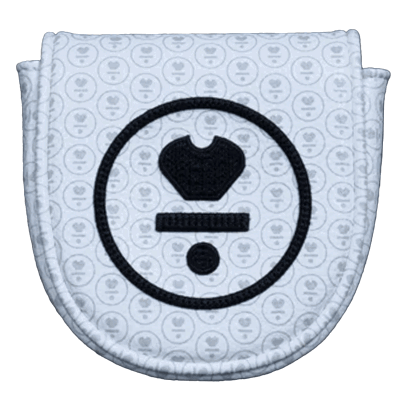 L.A.B. Golf White Icon Golf Putter Headcover