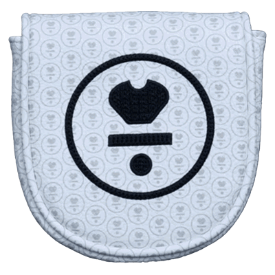 L.A.B. Golf White Icon Golf Putter Headcover