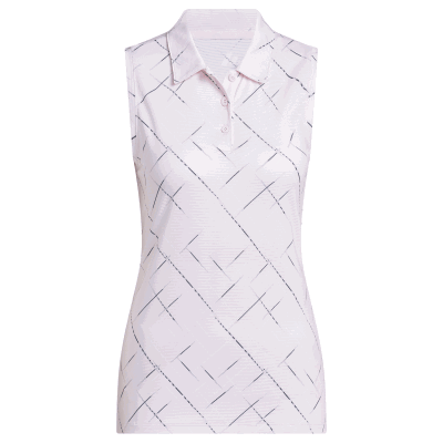 adidas Ultimate365 Printed Sleeveless Ladies Golf Polo Shirt