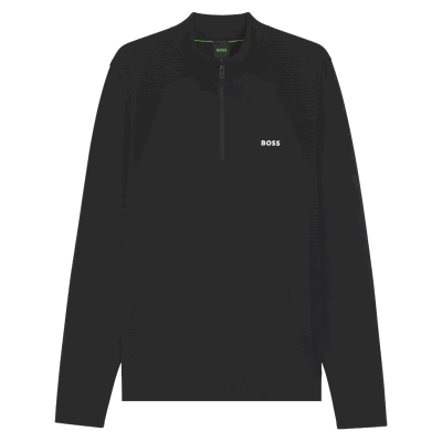 BOSS K Momentum-Lite MN Zip Neck Sweater