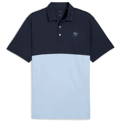 PUMA Pure 2.0 Colorblock Golf Polo Shirt