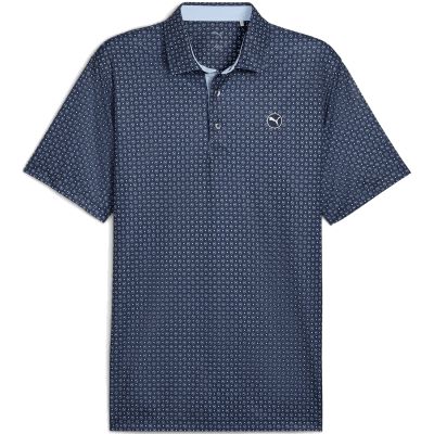 PUMA Pure 2.0 Circle Cat Golf Polo Shirt