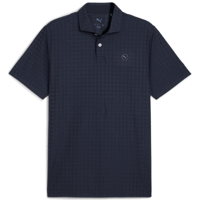 PUMA MATTR Houndstooth Golf Polo Shirt