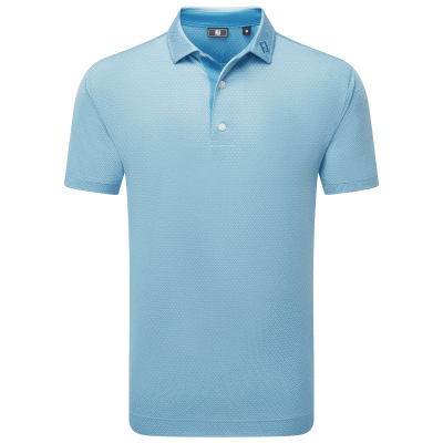 FootJoy Monterey Deco Diamond Print Lisle Golf Polo Shirt