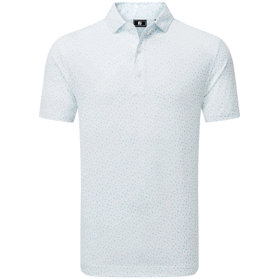 FootJoy Monterey Bird Print Lisle Golf Polo Shirt