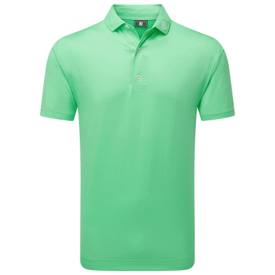 FootJoy Valley Abacus Print Lisle Golf Polo Shirt
