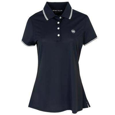 Peter Millar Canterbury Tipped Sport Mesh Ladies Golf Polo Shirt