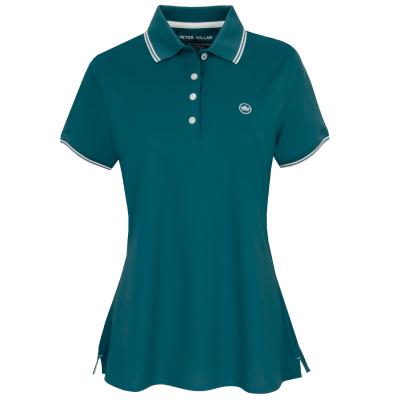 Peter Millar Canterbury Tipped Sport Mesh Ladies Golf Polo Shirt