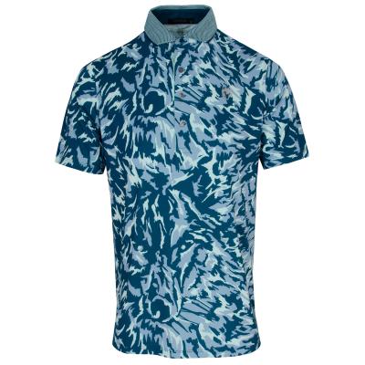 Greyson Midas Wolf Camo Golf Polo Shirt