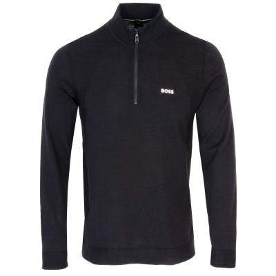 BOSS K Momentum-Lite MN Zip Neck Sweater