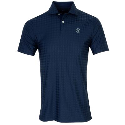 PUMA MATTR Houndstooth Golf Polo Shirt
