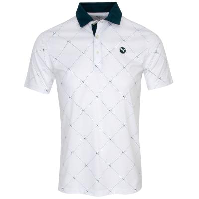 PUMA Pure 2.0 Argyle Golf Polo Shirt